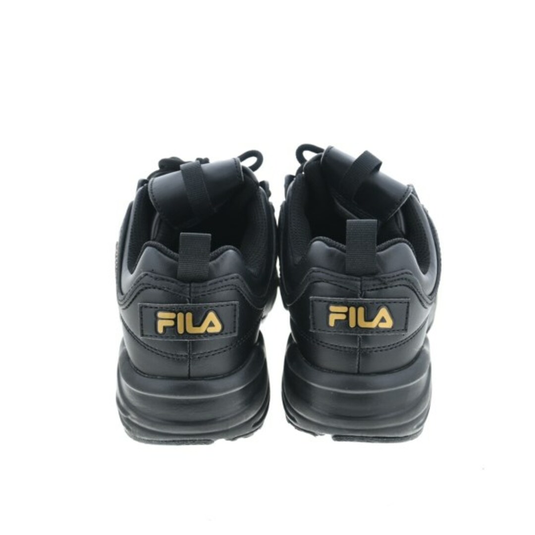 FILA(フィラ)のFILA フィラ スニーカー 22.5cm 黒 【古着】【中古】 レディースの靴/シューズ(スニーカー)の商品写真