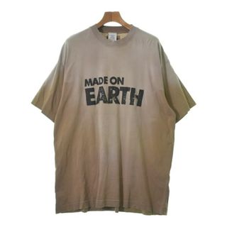 ヴェトモン(VETEMENTS)のVETEMENTS ヴェトモン Tシャツ・カットソー XS 茶系 【古着】【中古】(Tシャツ/カットソー(半袖/袖なし))