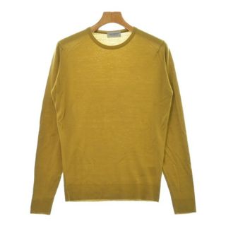 ジョンスメドレー(JOHN SMEDLEY)のJOHN SMEDLEY ジョンスメドレー ニット・セーター S マスタード 【古着】【中古】(ニット/セーター)