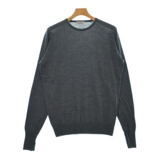 ジョンスメドレー(JOHN SMEDLEY)のJOHN SMEDLEY ジョンスメドレー ニット・セーター M グレー 【古着】【中古】(ニット/セーター)