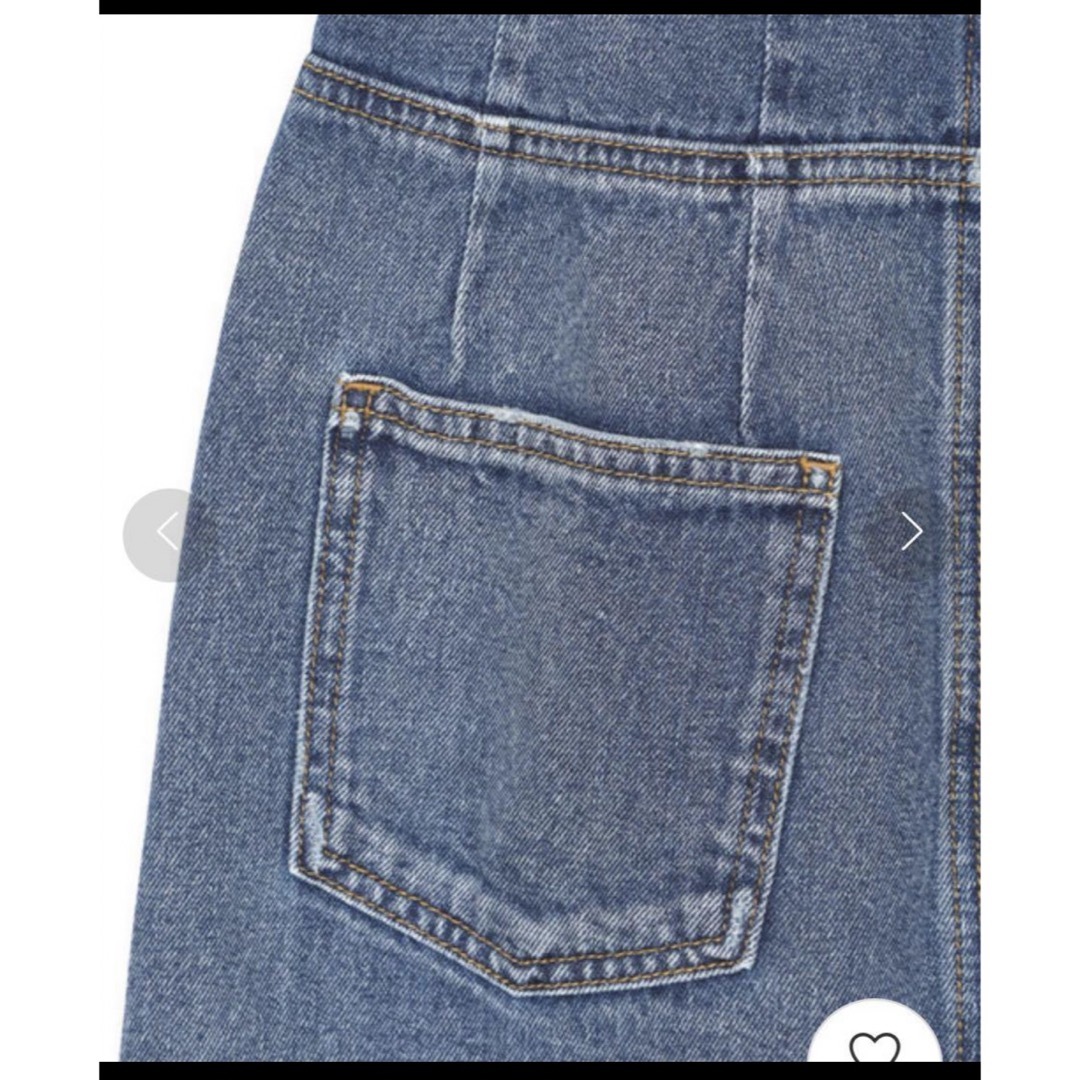 Ameri VINTAGE(アメリヴィンテージ)のアメリヴィンテージ　STUDS LINE DENIM SKIRT S レディースのスカート(ロングスカート)の商品写真