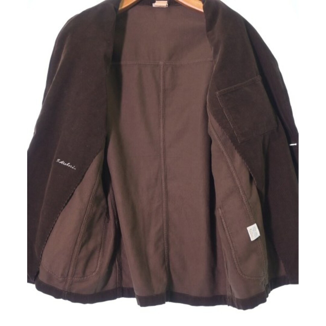 DRIES VAN NOTEN(ドリスヴァンノッテン)のDRIES VAN NOTEN カジュアルジャケット 50(XL位) 茶 【古着】【中古】 メンズのジャケット/アウター(テーラードジャケット)の商品写真