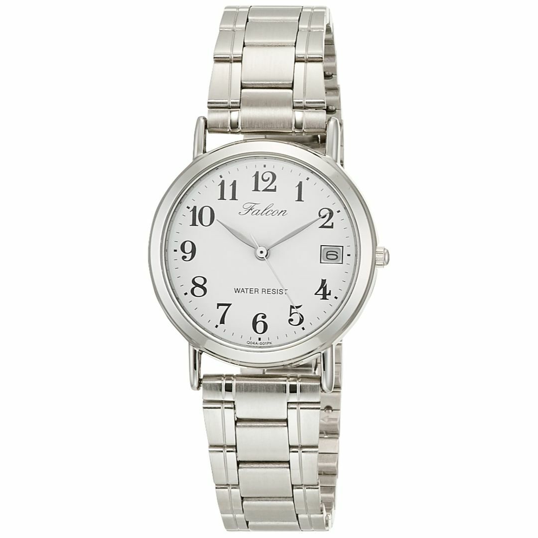 [キューアンドキュー] 腕時計 アナログ 日付 表示 防水 メタルバンド Q04 レディースのファッション小物(腕時計)の商品写真