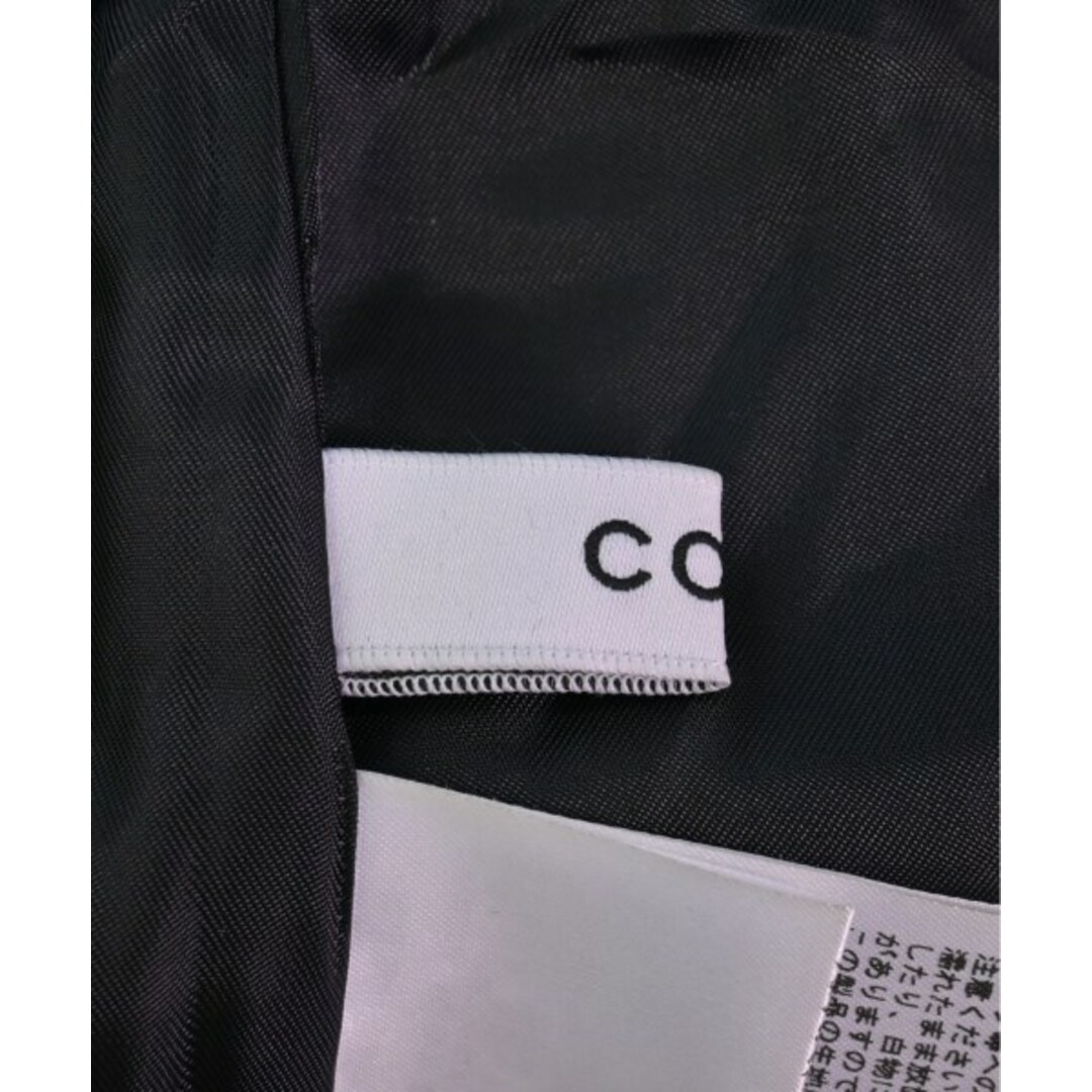 COEL コエル ミニスカート 38(M位) 白x黒 【古着】【中古】 レディースのスカート(ミニスカート)の商品写真