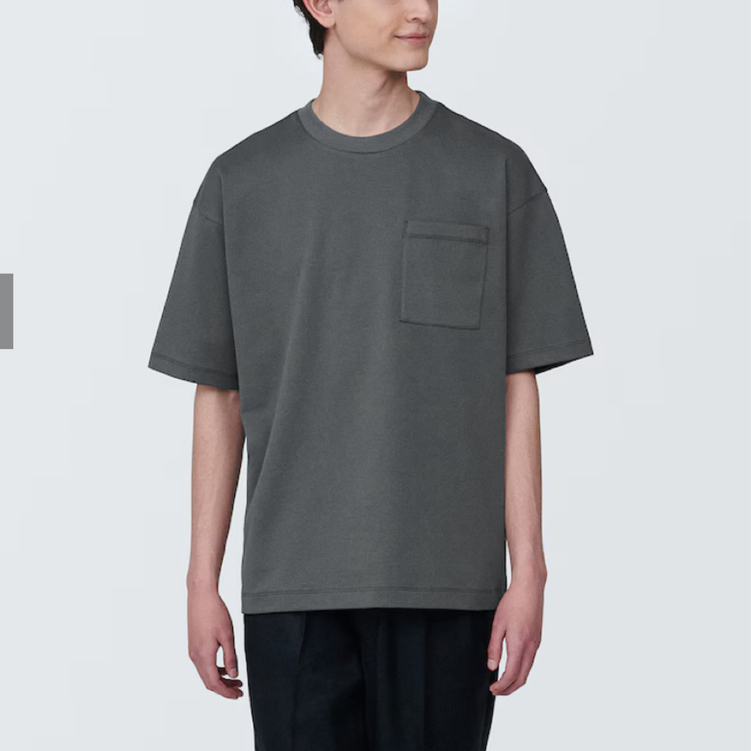 MUJI (無印良品)(ムジルシリョウヒン)の無印良品　涼感ＵＶカットワイド半袖Ｔシャツ メンズのトップス(Tシャツ/カットソー(半袖/袖なし))の商品写真