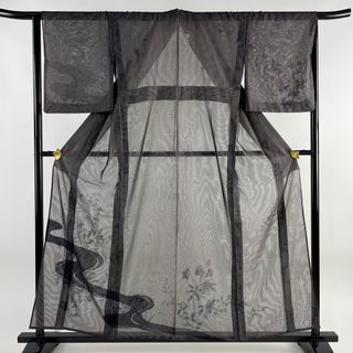 訪問着 身丈158.5cm 裄丈65cm 正絹 美品 名品 【中古】(着物)