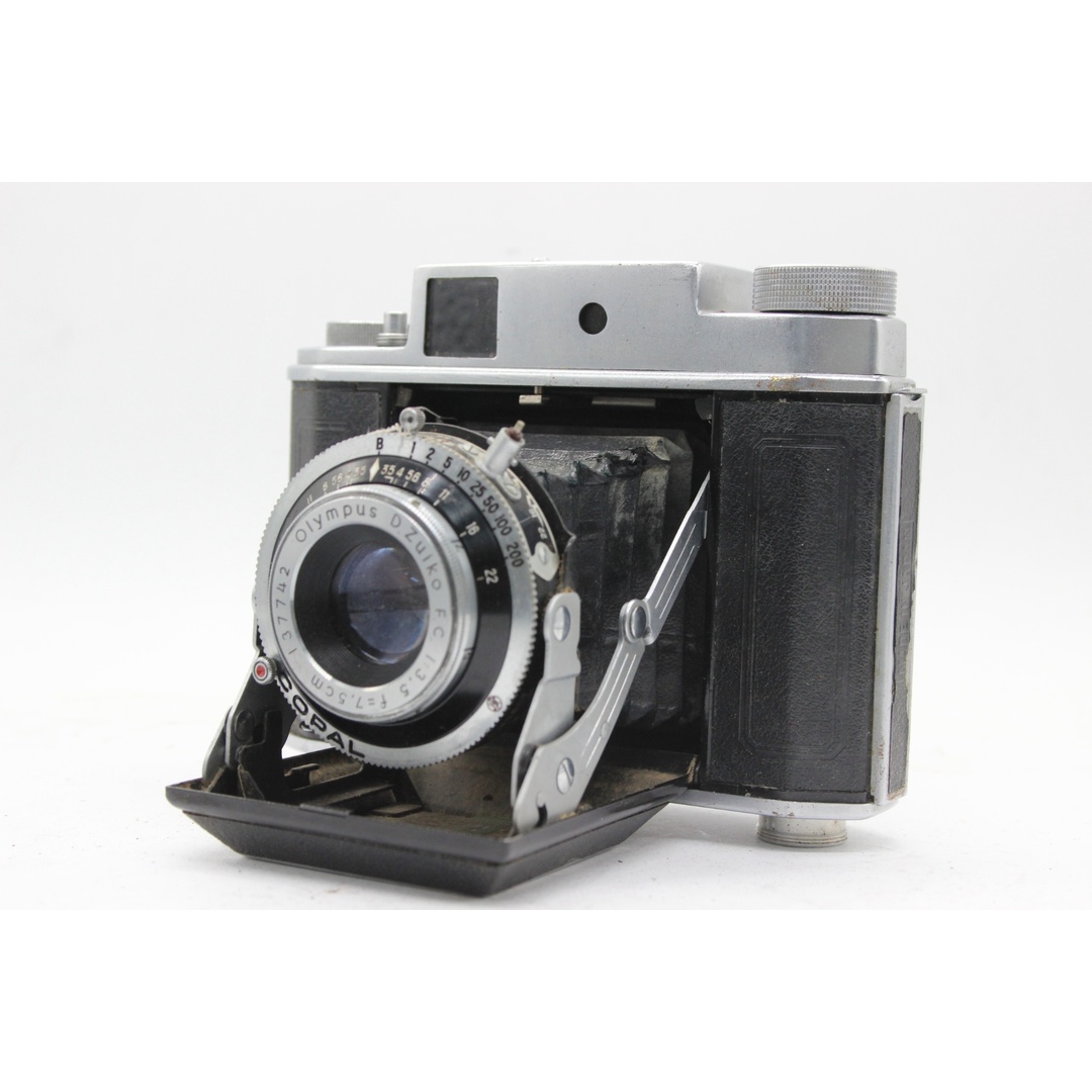 【訳あり品】 オリンパス Olympus Six D.Zuiko F.C. 7.5cm F3.5 蛇腹カメラ  s9673 スマホ/家電/カメラのカメラ(フィルムカメラ)の商品写真