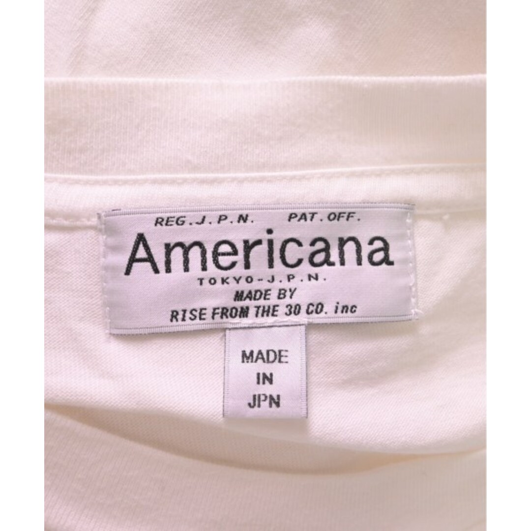 AMERICANA(アメリカーナ)のAmericana アメリカーナ スウェット -(M位) 白 【古着】【中古】 メンズのトップス(スウェット)の商品写真