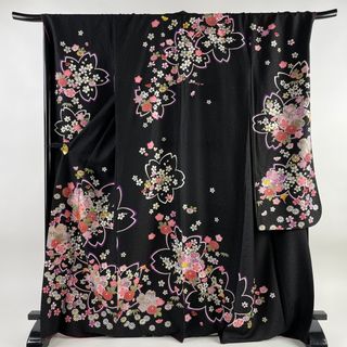 振袖 身丈168cm 裄丈74cm 正絹 名品 【中古】(着物)