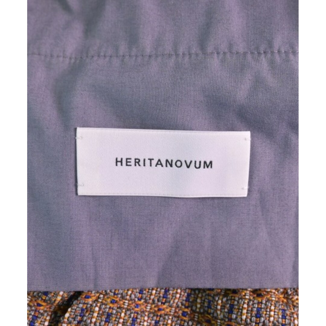 HERITANOVUM パンツ（その他） F オレンジxグレーx青等(総柄) 【古着】【中古】 レディースのパンツ(その他)の商品写真