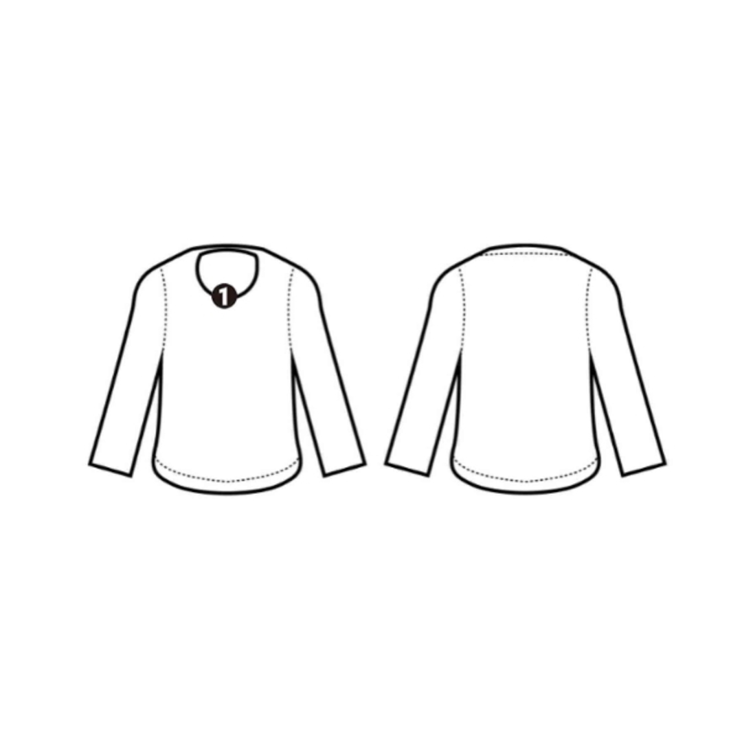 SUNNEI(スンネイ)のSUNNEI スンネイ Tシャツ・カットソー M 白系 【古着】【中古】 メンズのトップス(Tシャツ/カットソー(半袖/袖なし))の商品写真