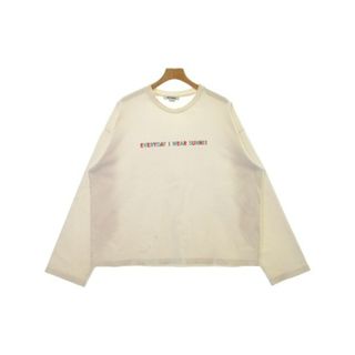 スンネイ(SUNNEI)のSUNNEI スンネイ Tシャツ・カットソー M 白系 【古着】【中古】(Tシャツ/カットソー(半袖/袖なし))