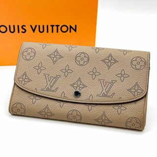 ルイヴィトン(LOUIS VUITTON)の【超極美品】ルイヴィトン マヒナ ポルトフォイユ イリス ガレ 長財布 ベージュ(財布)