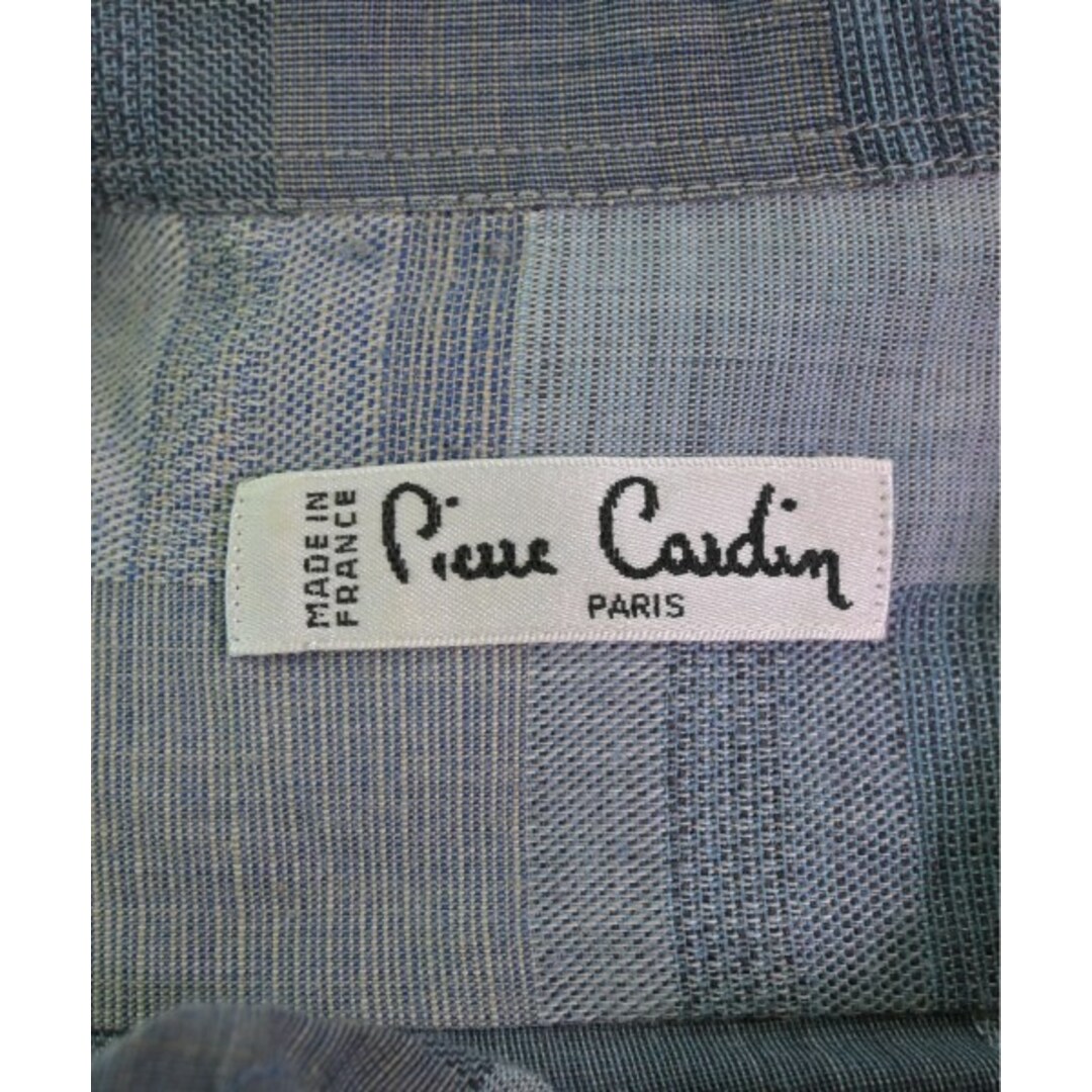 pierre cardin(ピエールカルダン)のpierre cardin カジュアルシャツ -(M位) 青xグレー(総柄) 【古着】【中古】 メンズのトップス(シャツ)の商品写真