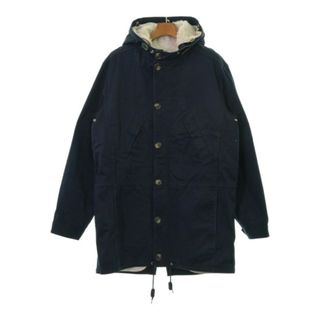 A.P.C. アーペーセー モッズコート M 紺 【古着】【中古】(モッズコート)