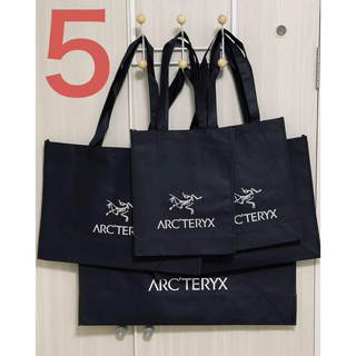 ARC'TERYX - 【5枚セット】アークテリクス ショップ バッグ 不織布 大 中 小 ギフト 美品