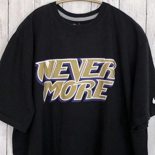 ナイキ(NIKE)のナイキNike　半袖Ｔシャツ　オーバーサイズＸＬ　腕スウッシュロゴ　メンズ　古着(Tシャツ/カットソー(半袖/袖なし))