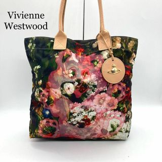 ヴィヴィアンウエストウッド(Vivienne Westwood)の【美品】ヴィヴィアンウエストウッド くま トートバッグ 花柄 フローラル(ハンドバッグ)