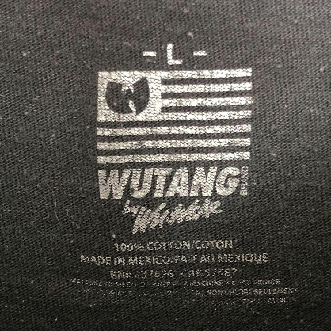 MUSIC TEE(ミュージックティー)のウータンクラン　WUTANG　ヒップホップ　サイズＬ　迷彩柄　半袖Ｔ　メンズ古着 メンズのトップス(Tシャツ/カットソー(半袖/袖なし))の商品写真