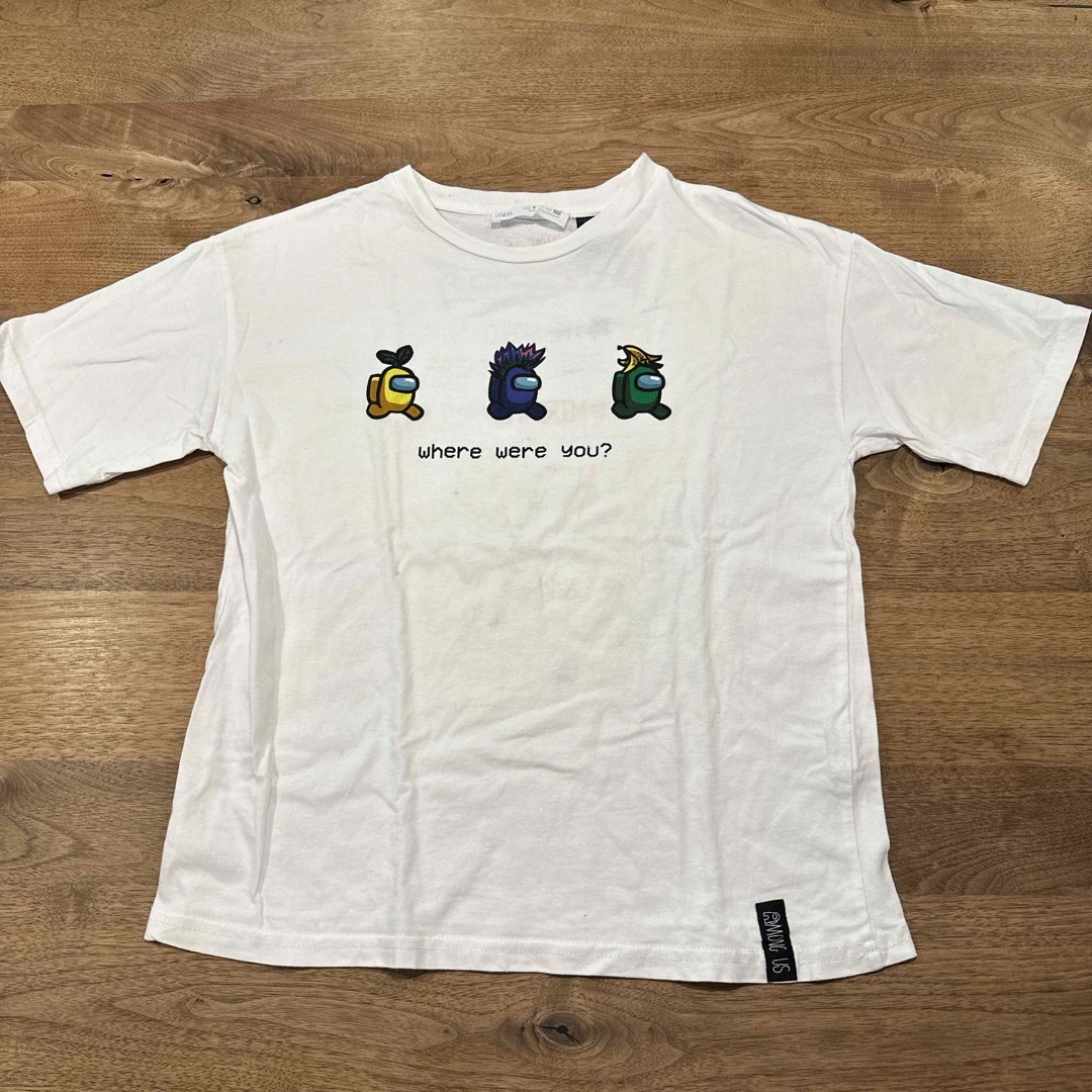 ZARA KIDS(ザラキッズ)のzarakids tシャツ　122 アモングアス　Among Us キッズ/ベビー/マタニティのキッズ服男の子用(90cm~)(Tシャツ/カットソー)の商品写真