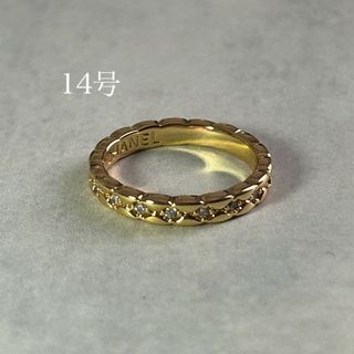 ▲ zirconiaリング14号▲ TitanIP加工yellow gold(リング(指輪))