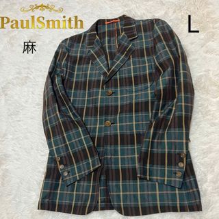 ポールスミス(Paul Smith)の◎春夏　ポールスミス　リネンジャケット　メンズ　レディース　スーツ　ジャケット(テーラードジャケット)