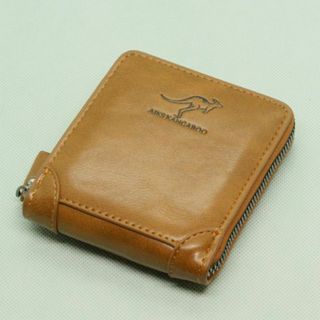 ♥即購入OK♥(❁ᴗ͈ˬᴗ͈)◞新品★コンパクトメンズジップ財布ブラウンRFID(折り財布)