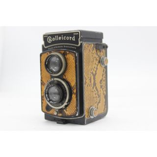 【訳あり品】 ローライ Rolleicord Carl Zeiss Jena Triotar 7.5cm F3.5 二眼カメラ  s9707(フィルムカメラ)