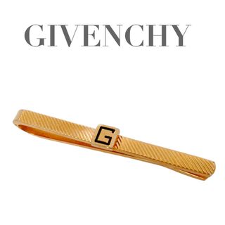 ジバンシィ(GIVENCHY)の極美品 ジバンシー ネクタイ ゴールド ロゴ(ネクタイピン)