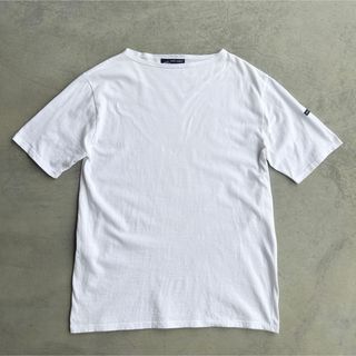 セントジェームス(SAINT JAMES)の美品 セントジェームス ピリアック 半袖Tシャツ ホワイト 白色 T4(シャツ)