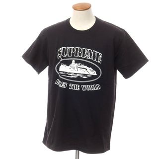 Supreme - 【中古】シュプリーム Supreme 2023年秋冬 Corteiz Rules The World Tee コットン 半袖Ｔシャツ ブラック【サイズM】【メンズ】