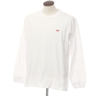 シュプリーム(Supreme)の【中古】シュプリーム Supreme 2024年春夏 Small Box L/S Tee コットン 長袖Ｔシャツ ホワイト【サイズL】【メンズ】(Tシャツ/カットソー(七分/長袖))