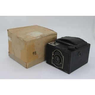 【訳あり品】 Steinheil munchen Box-Actinar 10.5cm F6.3 ボックスカメラ  s9722(フィルムカメラ)