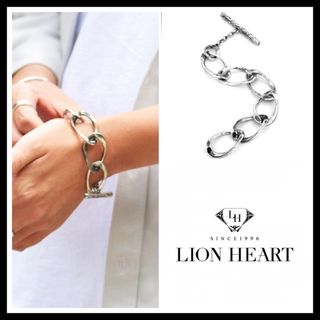 LION HEART - 定価55.000円 美品 袋付 ライオンハート チェーン ブレスレット 925