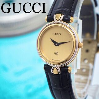 Gucci - 88【美品】GUCCI グッチ時計　レディース腕時計　新品ベルト　アンティーク