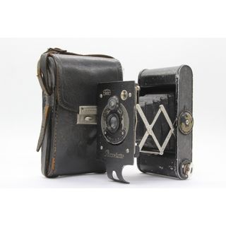 【訳あり品】 ツァイスイコン Zeiss Ikon Piccolette Contessa-Nettel Nettar-Anastigmat 7.5cm F6.3 ケース付き 蛇腹カメラ  s9726(フィルムカメラ)