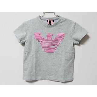 《エンポリオアルマーニ/EMPORIO ARMANI》130cm 半袖Tシャツ/半袖カットソー グレー【中古】子供服 キッズ kids 女の子 夏 325032 tops