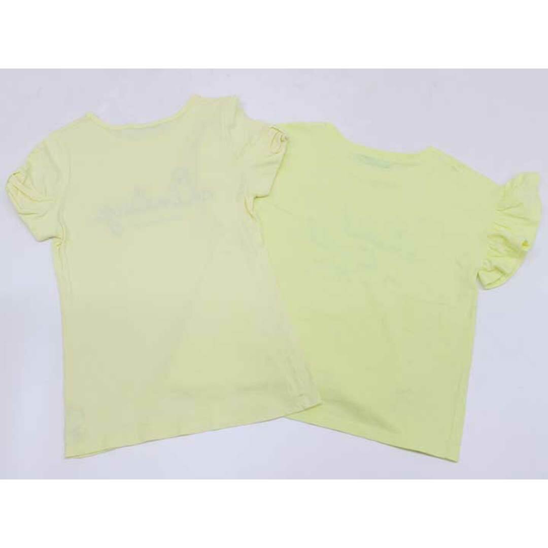 Lindsay(リンジィ)の【夏物 新入荷!】▽リンジィ/lindsay▽165cm 半袖カットソー/半袖Tシャツ2点set 黄色×紺【中古】【ネット限定】子供服 キッズ kids ジュニア 女の子 夏 tops 814042 キッズ/ベビー/マタニティのキッズ服女の子用(90cm~)(Tシャツ/カットソー)の商品写真