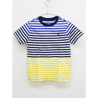 ラルフローレン(Ralph Lauren)の【夏物 新入荷!】＜ラルフローレン/Ralph Lauren＞130cm 半袖Tシャツ/半袖カットソー 白×紺【中古】子供服 キッズ kids 男の子 夏 tops 224042(Tシャツ/カットソー)