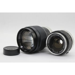 【返品保証】 東京光学 TOPCOR UV 35mm F3.5 135mm F4 レンズ2本セット レンズ  s9743(レンズ(単焦点))