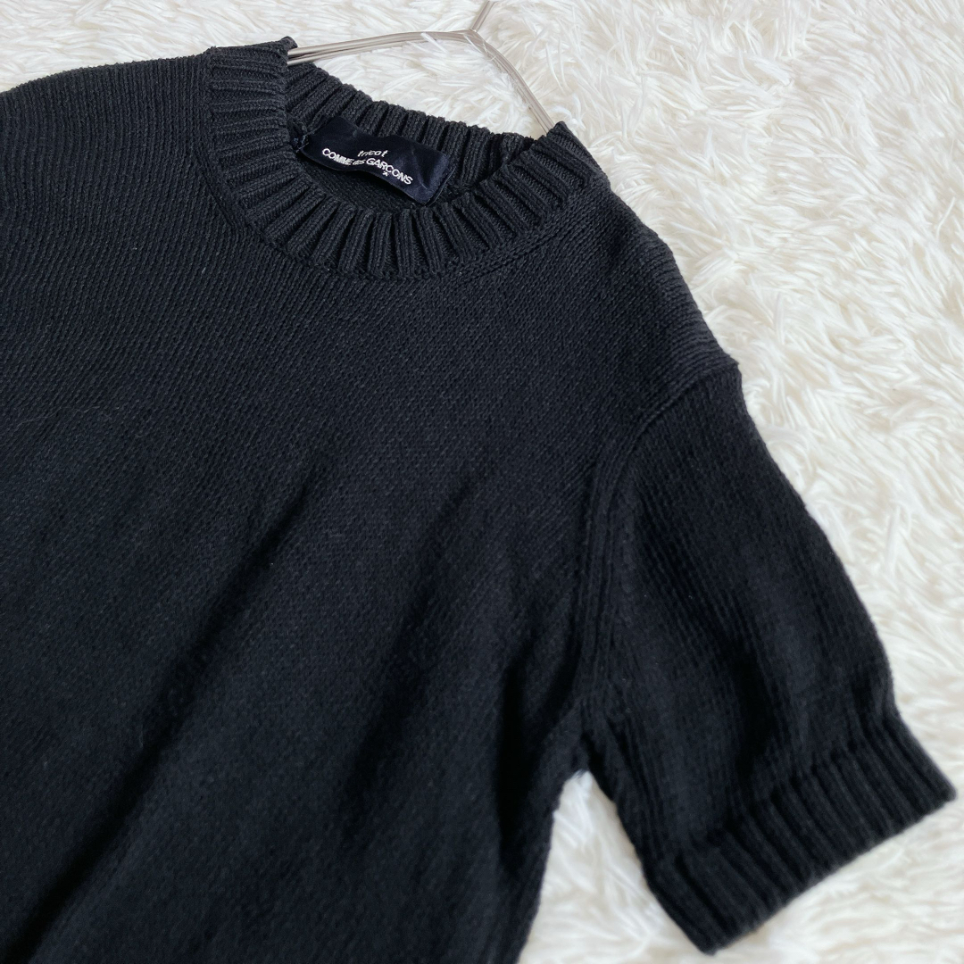 tricot COMME des GARCONS(トリココムデギャルソン)のtricot COMME des GARCONS 98年製　半袖コットンニット レディースのトップス(カットソー(半袖/袖なし))の商品写真