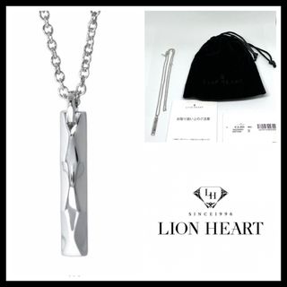 LION HEART - 美品 袋タグ付 LH for Gift スリム プレートネックレス 925