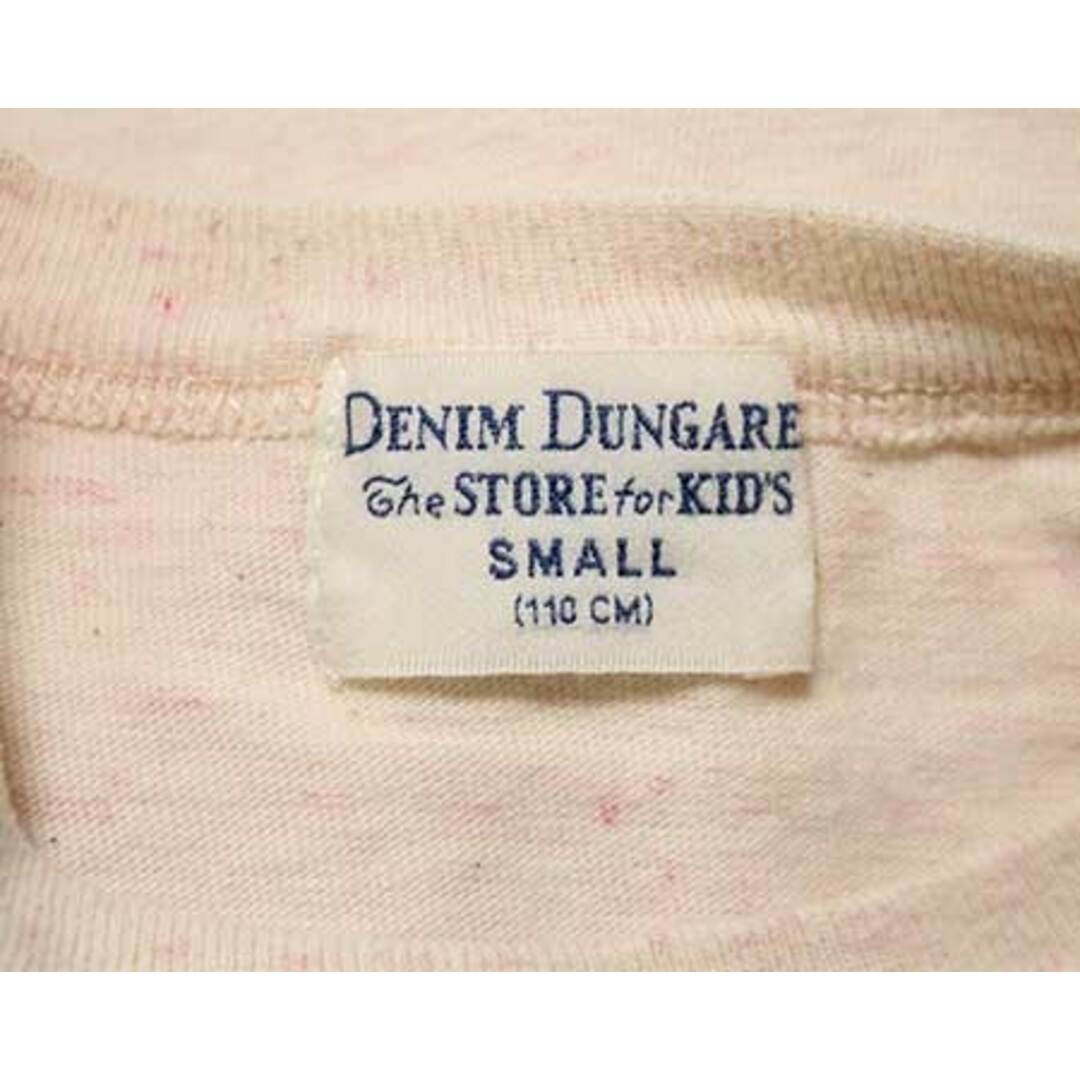 DENIM DUNGAREE(デニムダンガリー)の【夏物 新入荷!】〓デニム＆ダンガリー/DENIM DUNGAREE/D＆D〓110cm 半袖Tシャツ/半袖カットソー ベージュ×ゴールド【中古】 子供服 キッズ kids 男の子 女の子 夏 tops 324042 キッズ/ベビー/マタニティのキッズ服女の子用(90cm~)(Tシャツ/カットソー)の商品写真