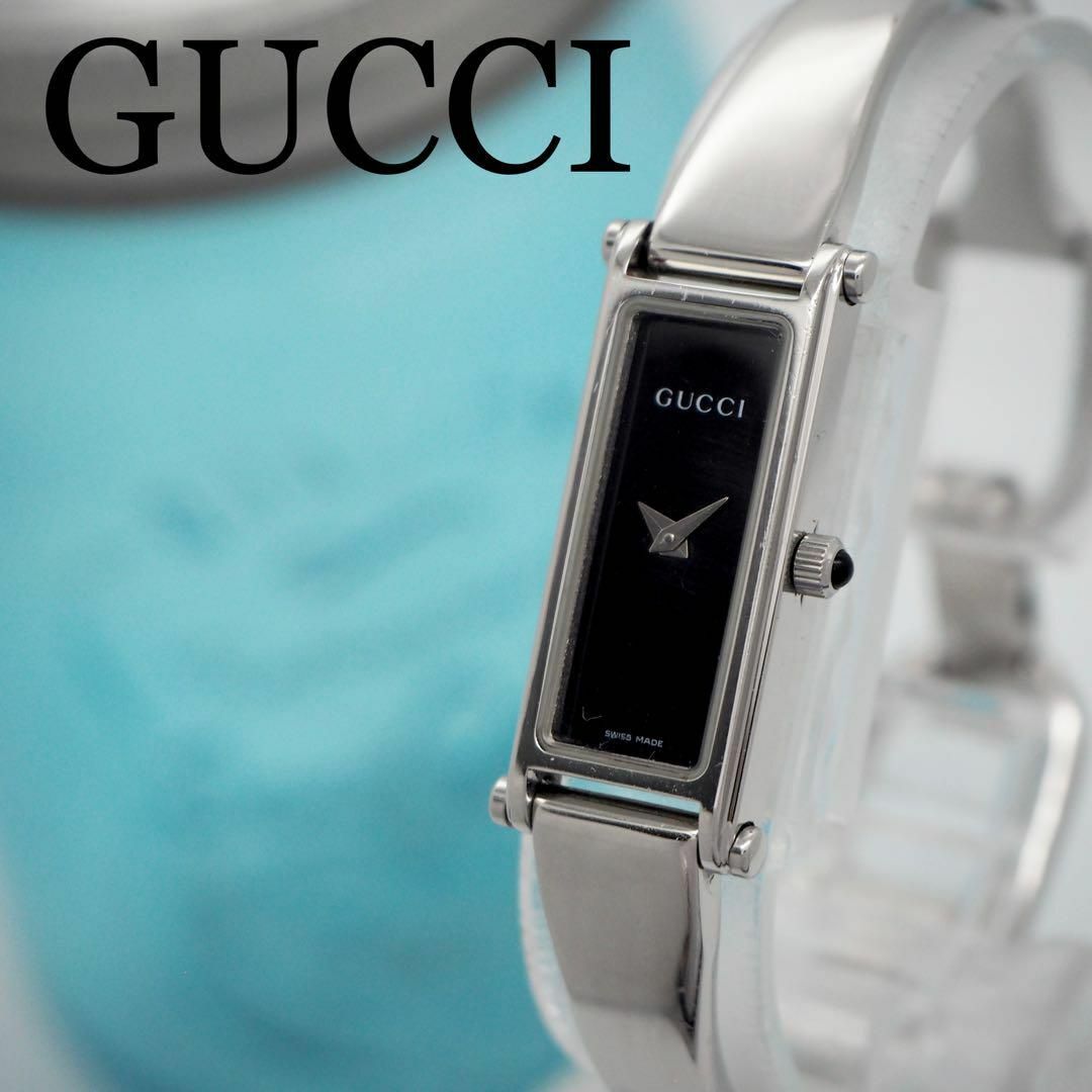 Gucci(グッチ)の323【美品】GUCCI グッチ時計　レディース腕時計　バングル　付属品付　人気 レディースのファッション小物(腕時計)の商品写真