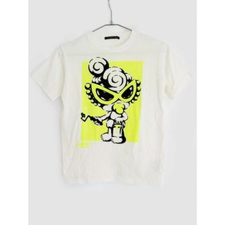 HYSTERIC MINI - 【夏物 新入荷!】[ヒステリックミニ/HYSTERIC MINI]130cm 半袖Tシャツ/半袖カットソー 白×蛍光黄色【中古】子供服 キッズ kids 男の子 女の子 夏 tops 324042