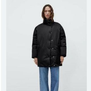 ザラ(ZARA)のZARA オーバーダウンコート　XS(ダウンコート)