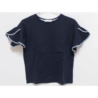 ポンポネット(pom ponette)の【夏物 新入荷!】‡ポンポネット/pom ponette‡160cm 半袖Tシャツ/半袖カットソー/ノースリーブ 紺【中古】子供服 キッズ kids ジュニア 女の子 夏 tops 914042(Tシャツ/カットソー)