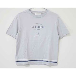 pom ponette - 【夏物 新入荷!】〓ポンポネット/pom ponette〓150cm 半袖Tシャツ/半袖カットソー 水色 【中古】 子供服 キッズ kids ジュニア 女の子  夏 tops 914042