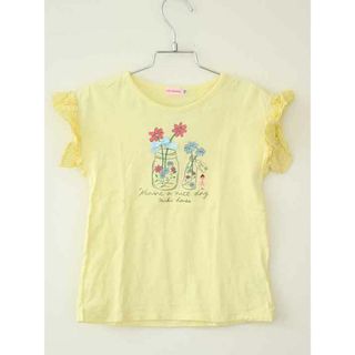 ミキハウス(mikihouse)の【夏物 新入荷!】†ミキハウス/mikihouse†110cm 半袖Tシャツ/半袖カットソー 黄【中古】子供服 キッズ kids 女の子 夏 tops 914042(Tシャツ/カットソー)