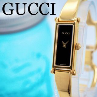 グッチ(Gucci)の514【美品】GUCCI グッチ時計　レディース腕時計　バングル　ゴールド　箱付(腕時計)